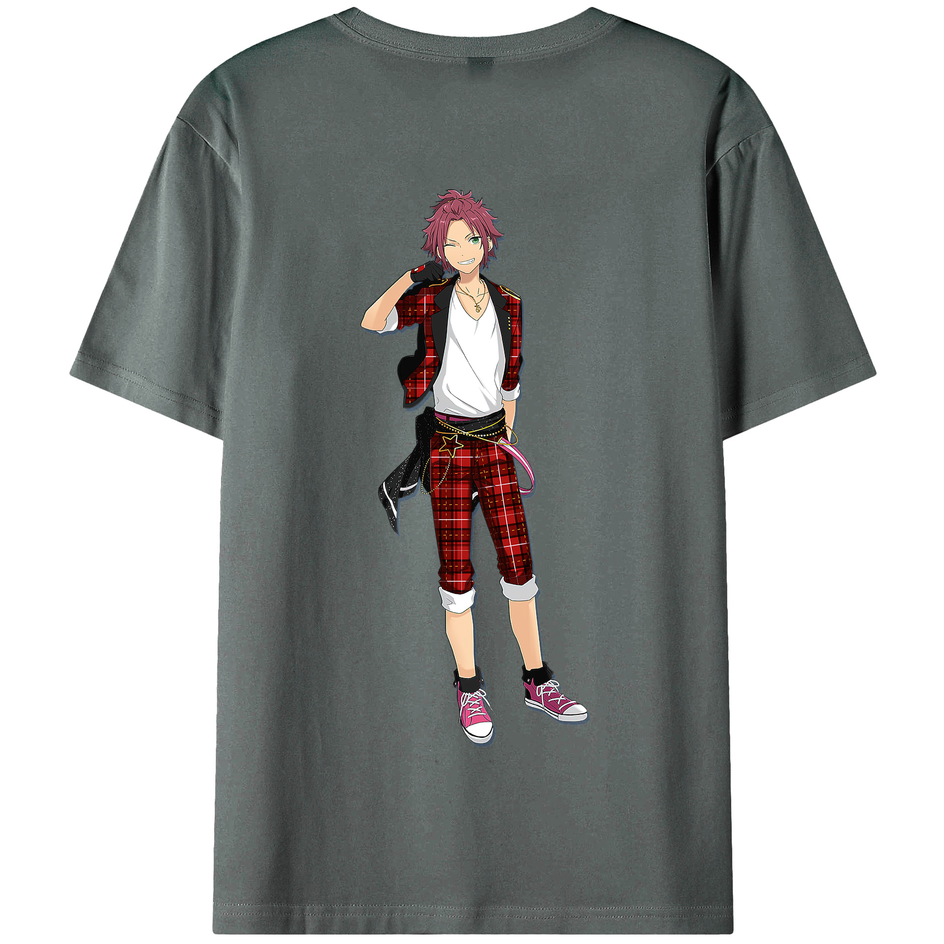 （画像用） あんさんぶるスターズ! Ensemble Stars 綿100％半袖Tシャツ（背面プリント）